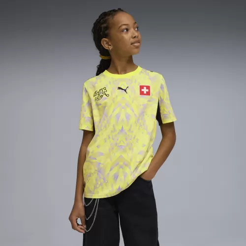 Schweiz Kinder Torwart Trikot WM Gelb - 2026